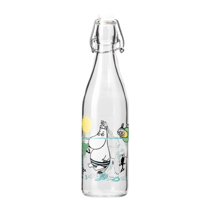 Muurla Moomin Fun in the water, glass bottle 0,5L 774-050-07, 6416114968329_2.png