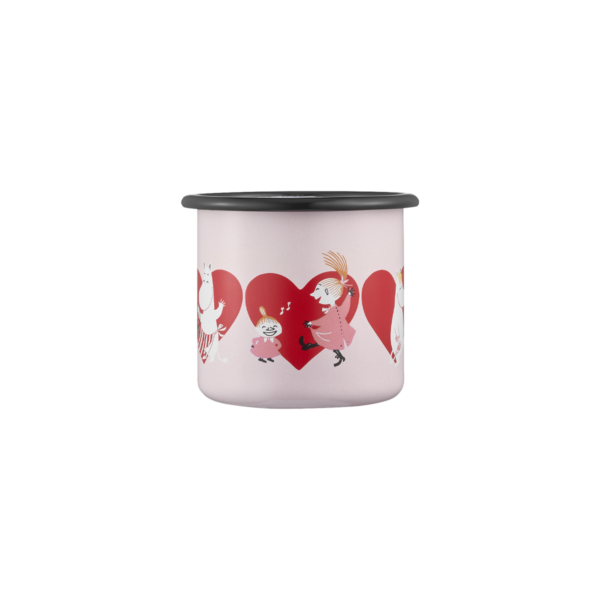 Muumi emailkruus Heart 2,5dl