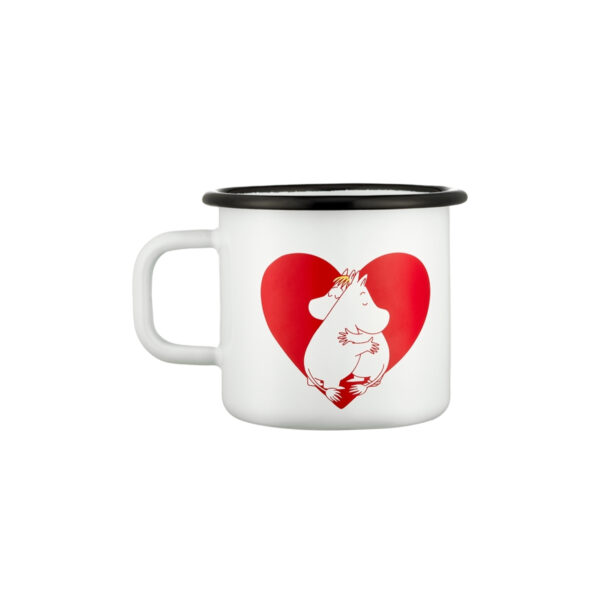 Muumi emailkruus Heart 3,7dl