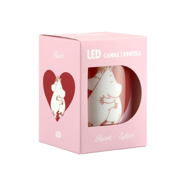 Muumi LED-küünal Heart_led_3